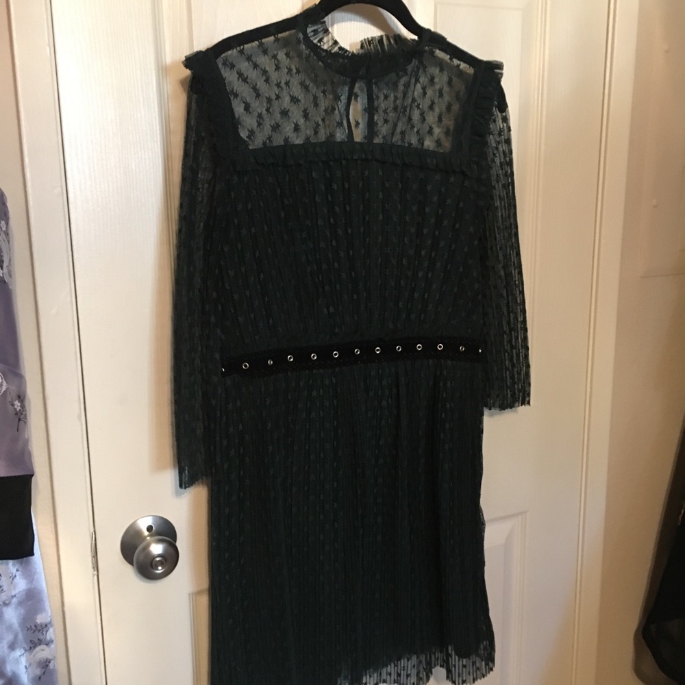 Topshop Hunter Green Dress